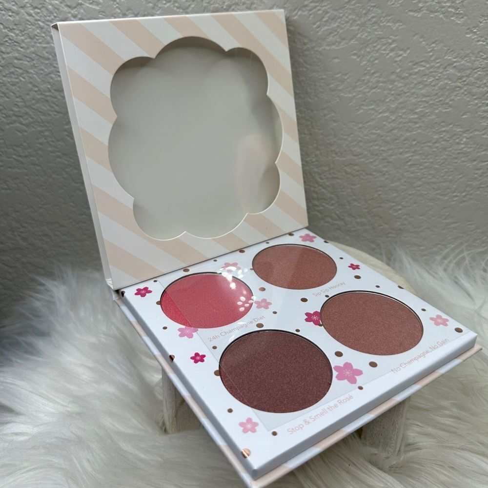$10 🌙 Beauty Bakerie Cotton Candy Champagne Blushlighter Palette‎ 🆕 FULL SZ